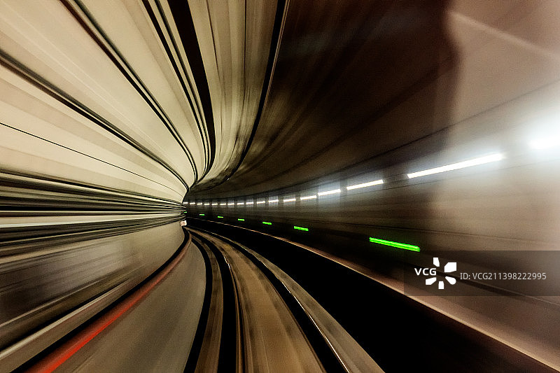 上海地铁站室内空间图片素材