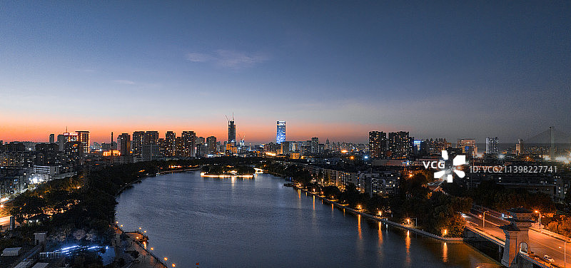 航拍视角下的徐州图片素材