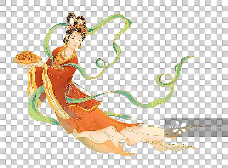 中国风传统神话人物嫦娥图片素材