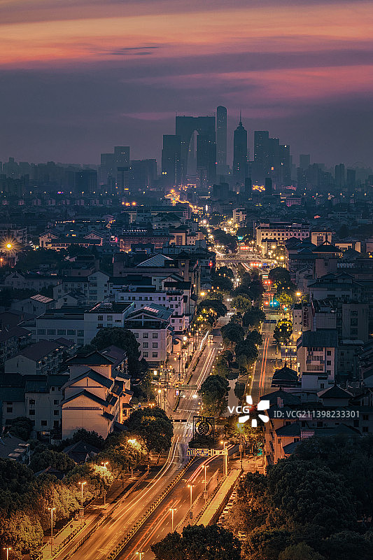 姑苏破晓图片素材