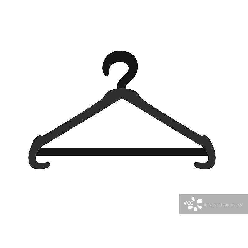 黑色塑料衣架图片素材