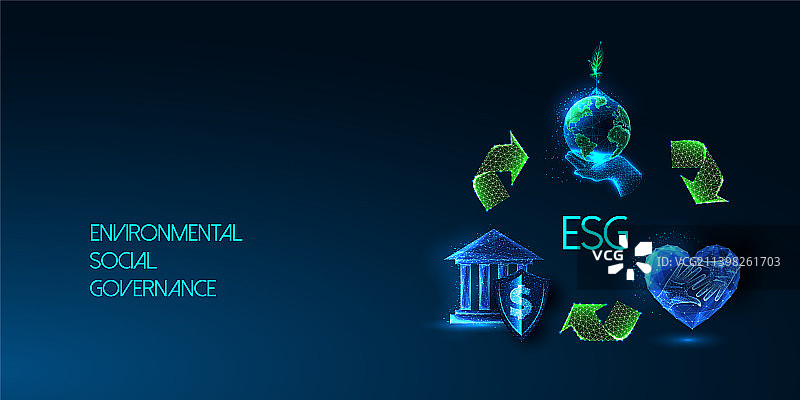 环境社会责任ESG公司图片素材