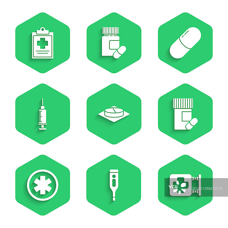 集药丸或片剂医疗数码图片素材