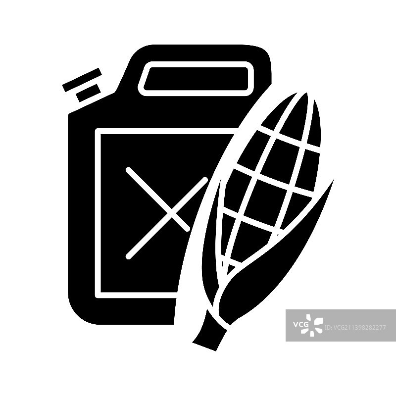 玉米标志生物燃料生物质乙醇罐图片素材