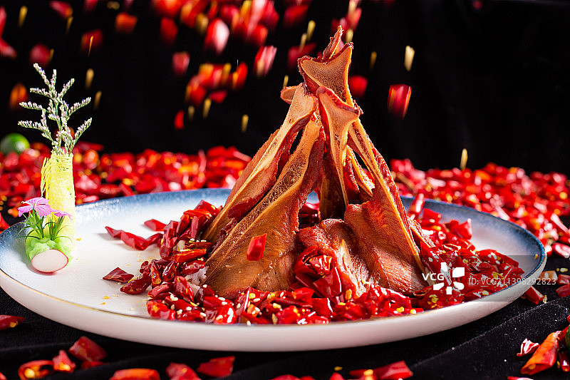 东莞粤菜隐贤山庄美食图片素材