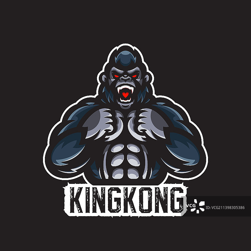 金刚吉祥物标志图片素材