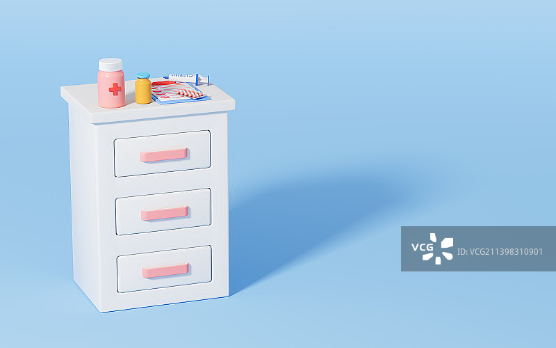 药品与药柜3的渲染图片素材