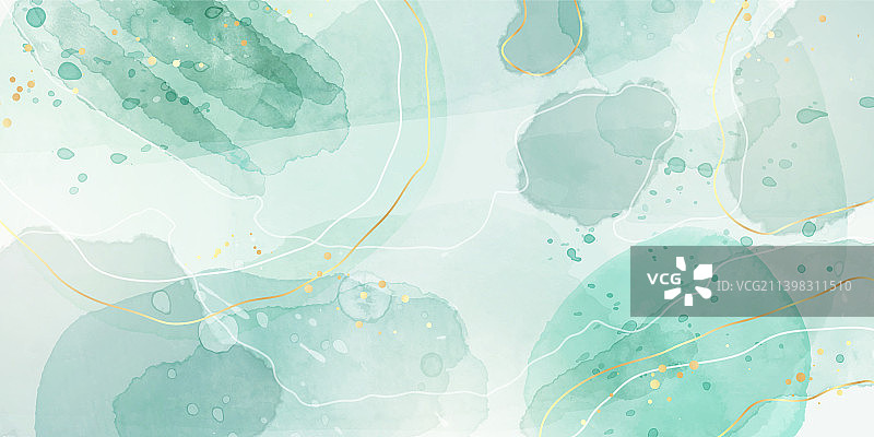 薄荷绿与粉彩祖母绿大理石纹理图片素材