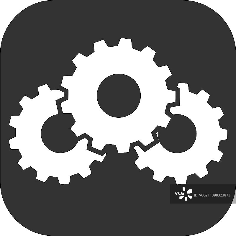 用于维修的齿轮图标符号图片素材