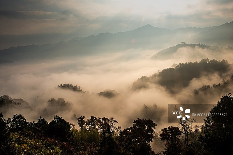云海摄于福建寿宁县图片素材