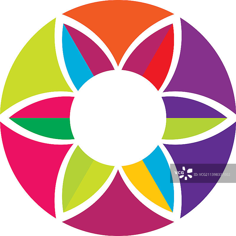 简约圆形曼陀罗图案元素图片素材