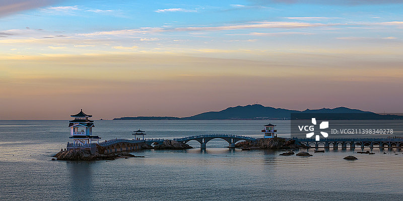 桥与岛图片素材