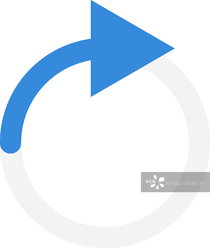 弧形箭头指针元素图片素材