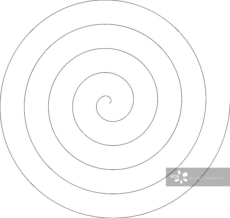 螺旋形元素图片素材