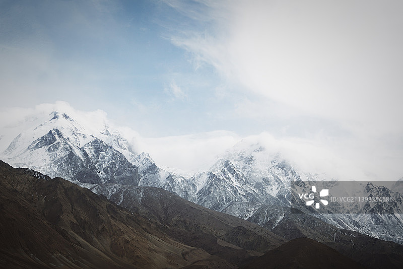 喀喇昆仑高原风光图片素材
