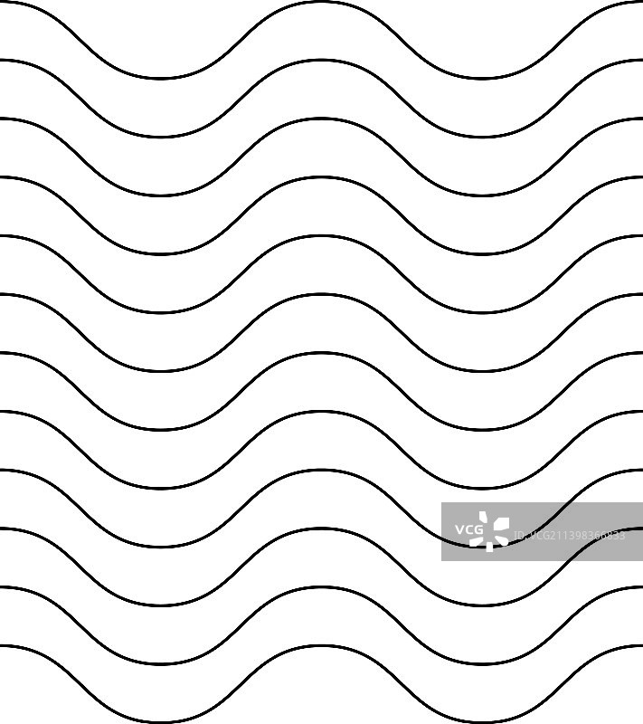 波浪形锯齿交叉抽象线条图片素材