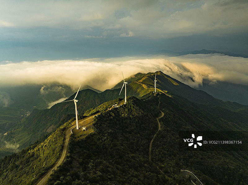九宫山云海图片素材