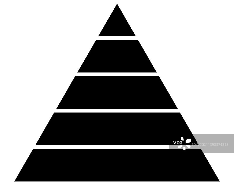 三角形金字塔图表系列图标图片素材