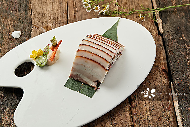 柴沟堡熏肉（烟熏五花肉）图片素材