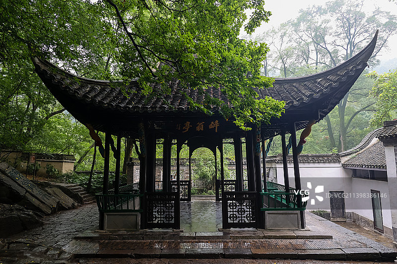 安徽滁州琅琊山同乐园风景航拍图片素材