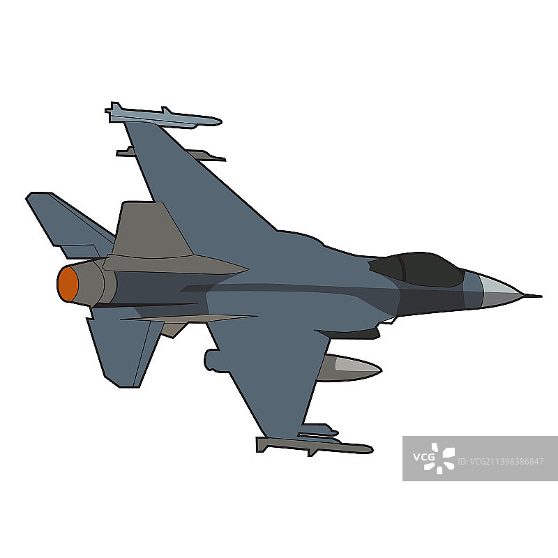 F16现代战斗机设计图片素材