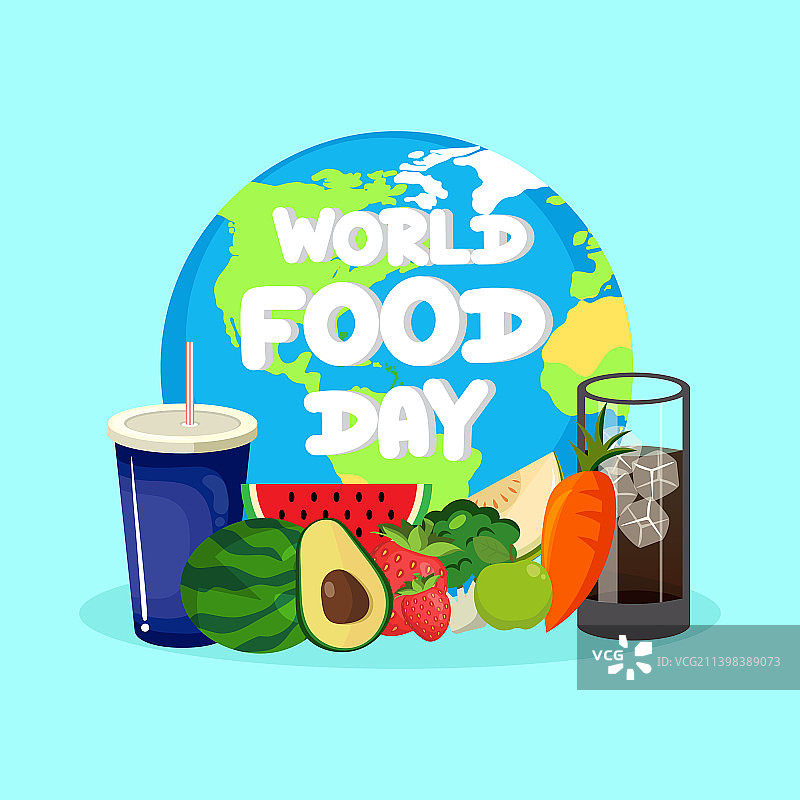 世界粮食日食物标志背景设计图片素材