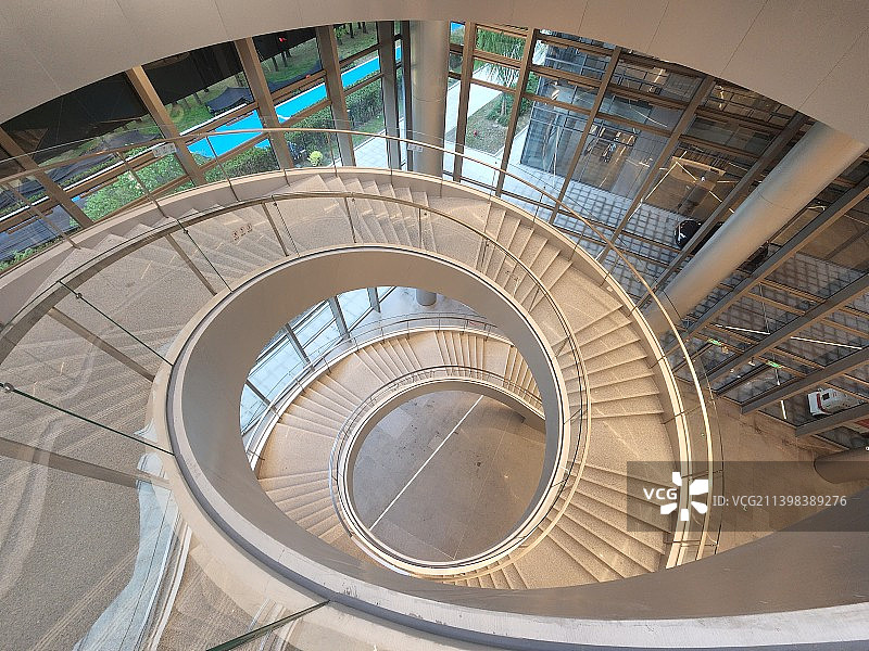 中国，上海浦东，张江科学会堂图片素材