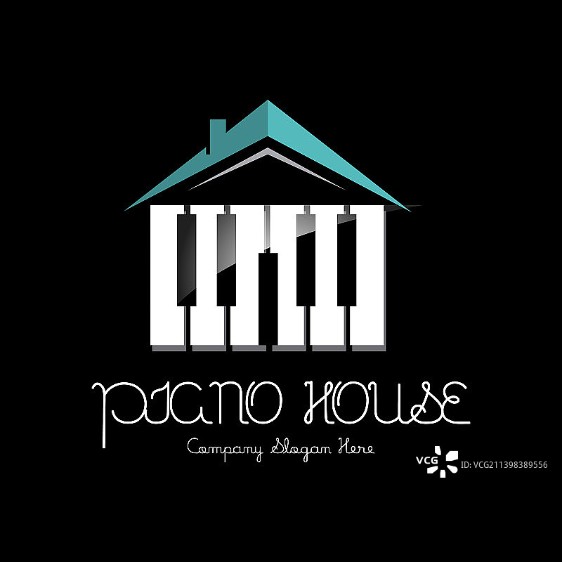 钢琴乐器标志背景设计图片素材