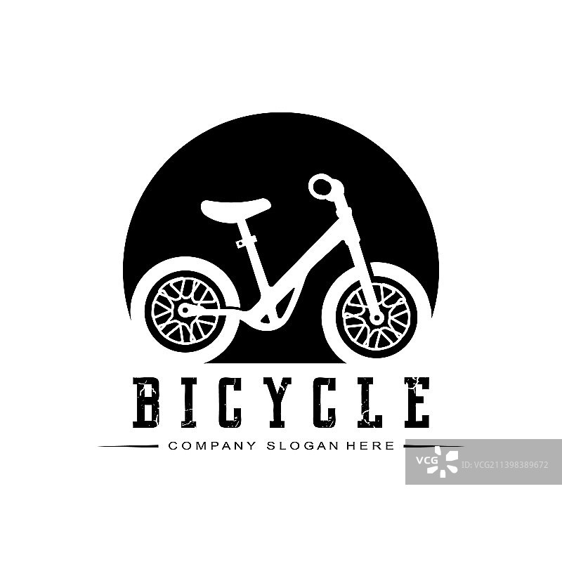 自行车标志图标，用于体育赛事和休闲图片素材