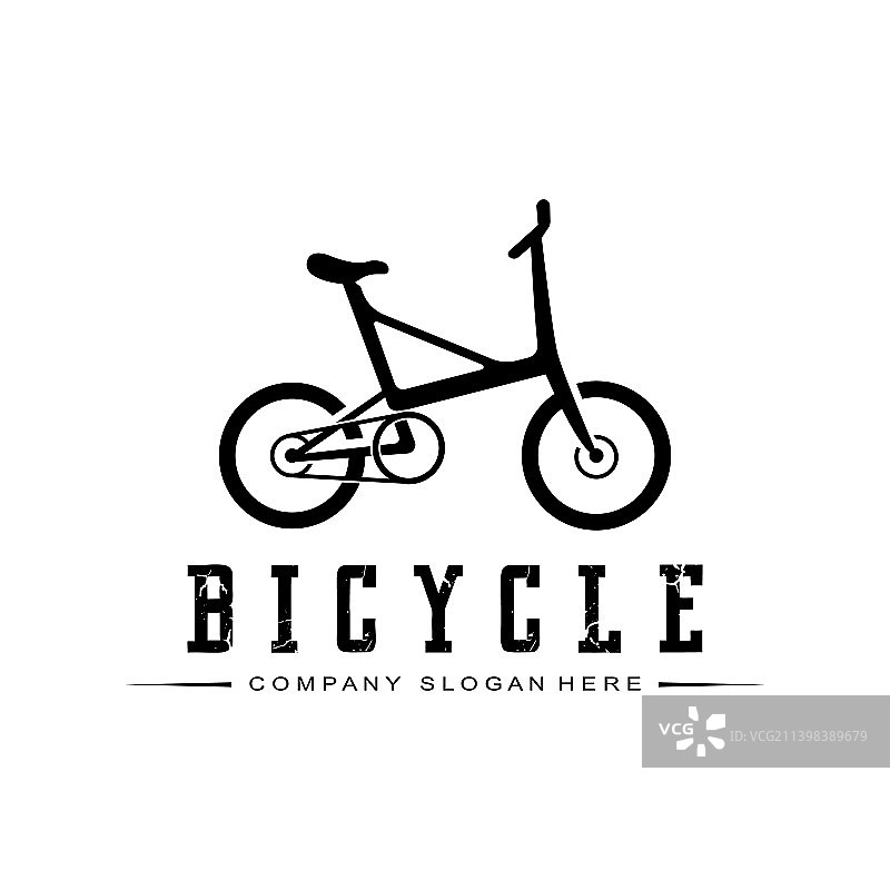 自行车标志图标，用于体育赛事和休闲图片素材