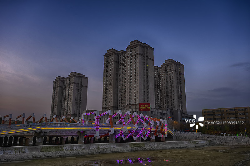 博乐城市建筑风光图片素材