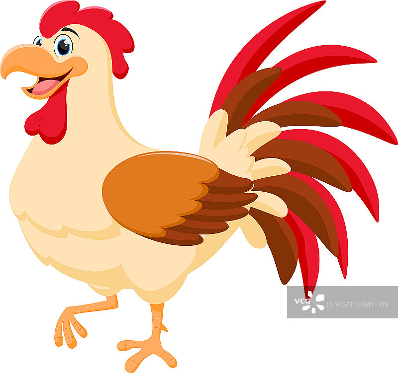 卡通趣味母鸡图片素材