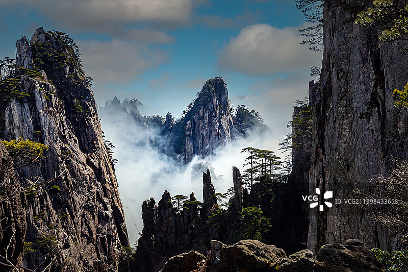 黄山 （中国 安徽 黄山市）图片素材