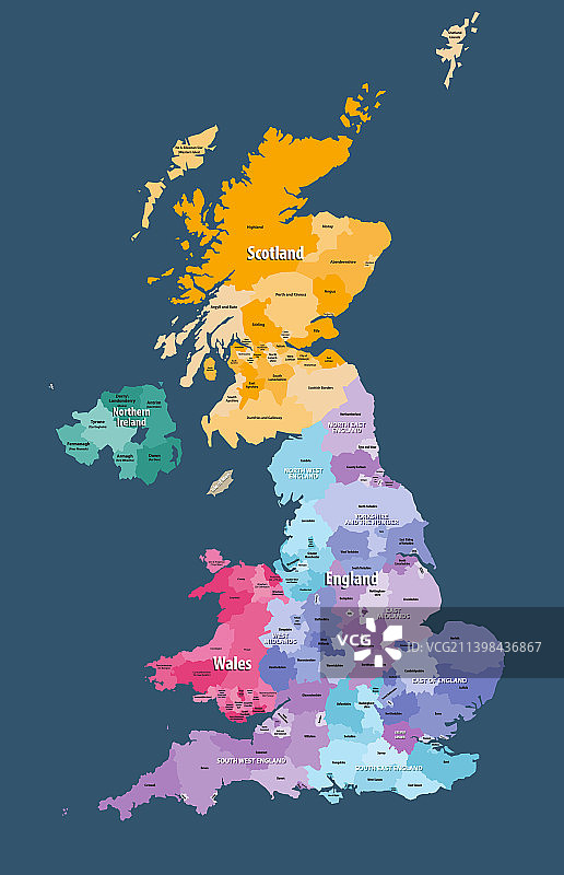 英国高精度地图图片素材