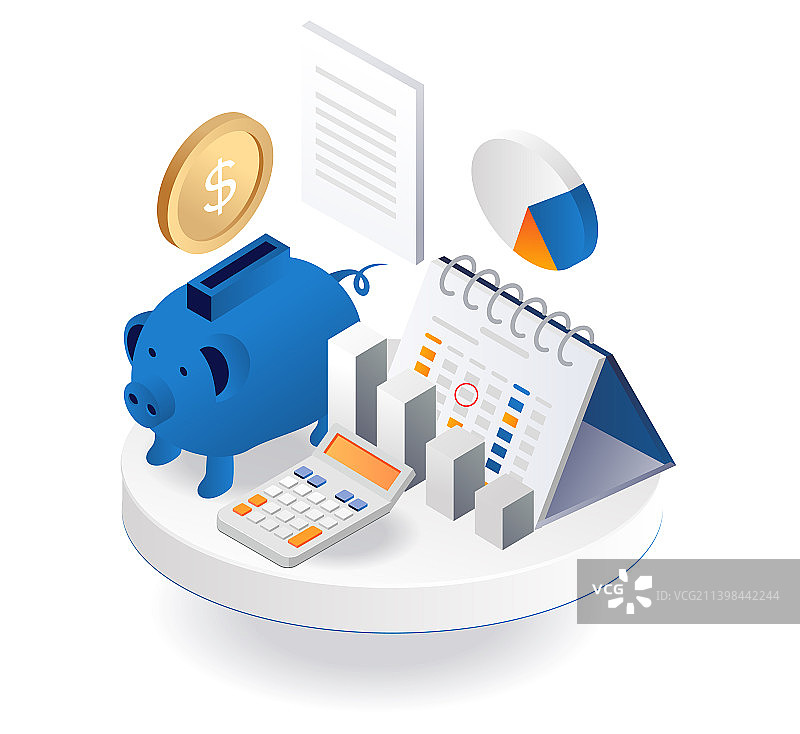 每月收入储蓄图片素材