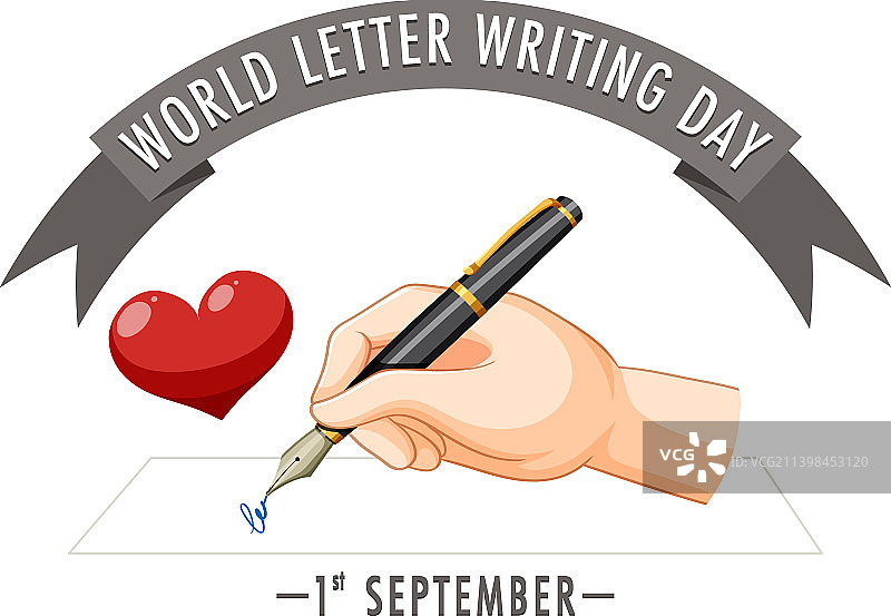 世界书信日banner设计图片素材