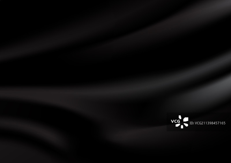 黑色缎面丝绸布料纺织品图片素材