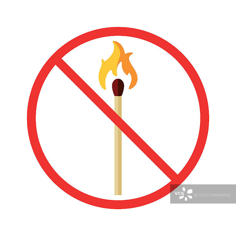 禁止烟火标志图片素材