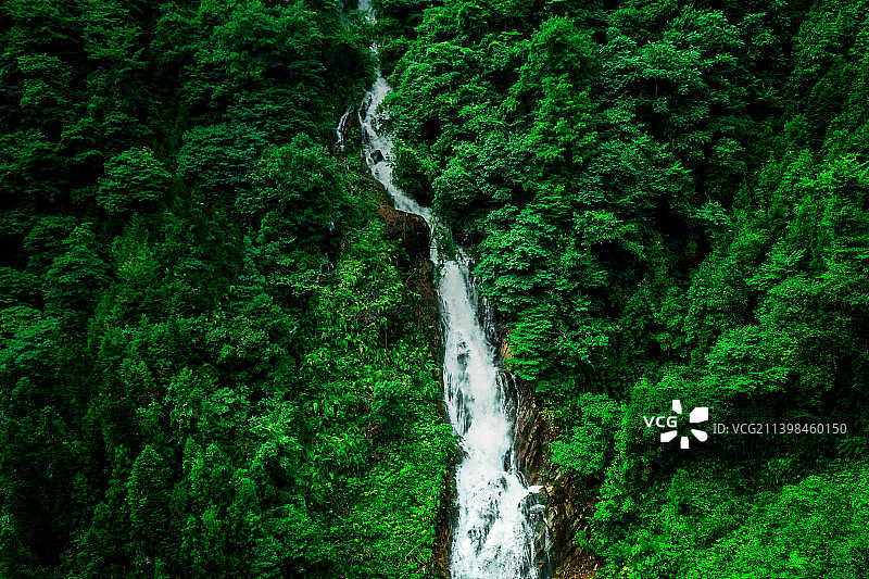 大邑县大飞水瀑布图片素材