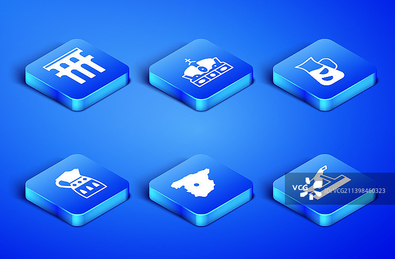 西班牙火腿塞哥维亚输水道地图素材图片素材