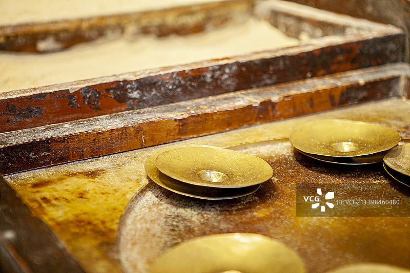 2021年12月，四川省成都市宽窄巷子，三大炮，糯米团子，糯米糍粑，黄豆面糍粑，小吃，传统小吃，著名图片素材