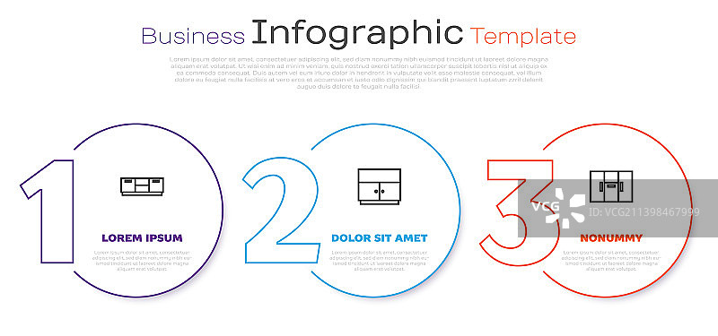 设置线条：家具床头柜与衣柜图片素材