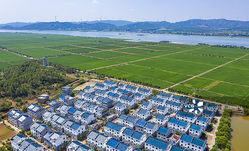 江西吉水：移民新村美如画图片素材