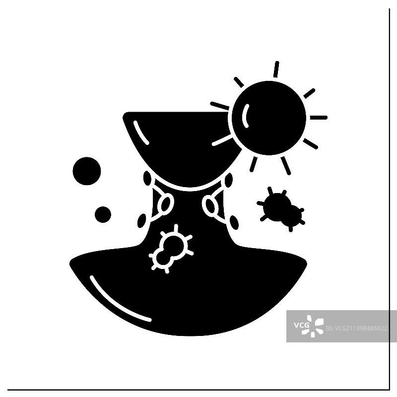 淋巴结图示图片素材