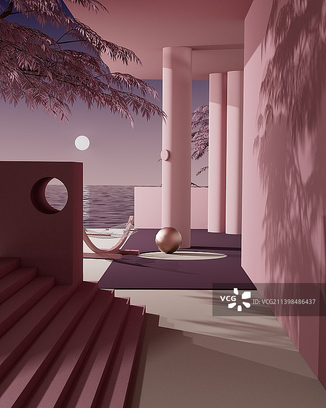 iDSTORE-3D建模场景-户外自然风景产品展示背景图片素材