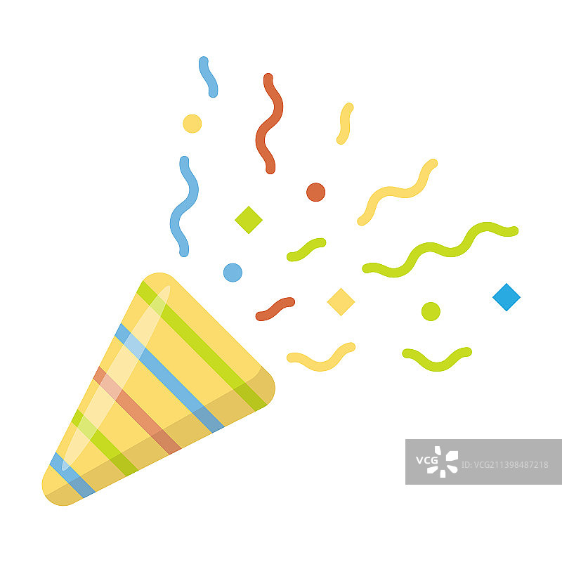 派对礼炮图标图片素材