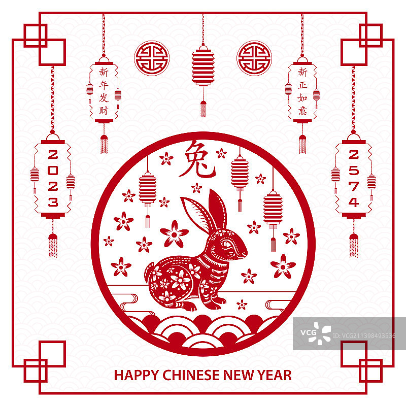 2023新年快乐生肖图片素材