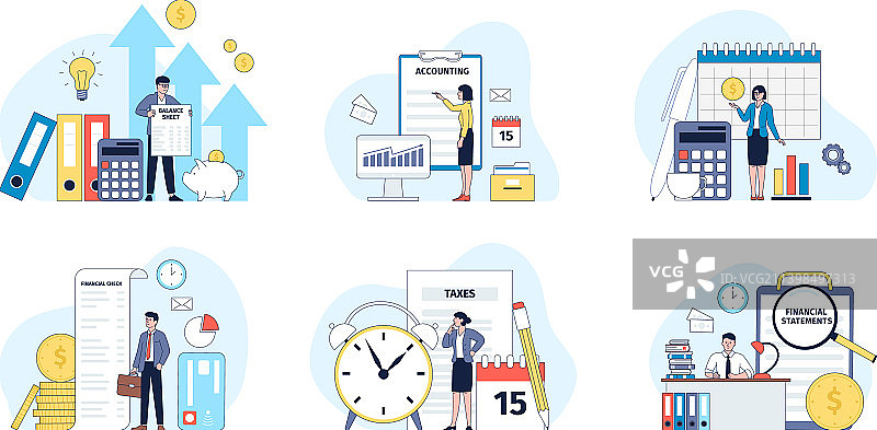 会计与税务计算财务图片素材