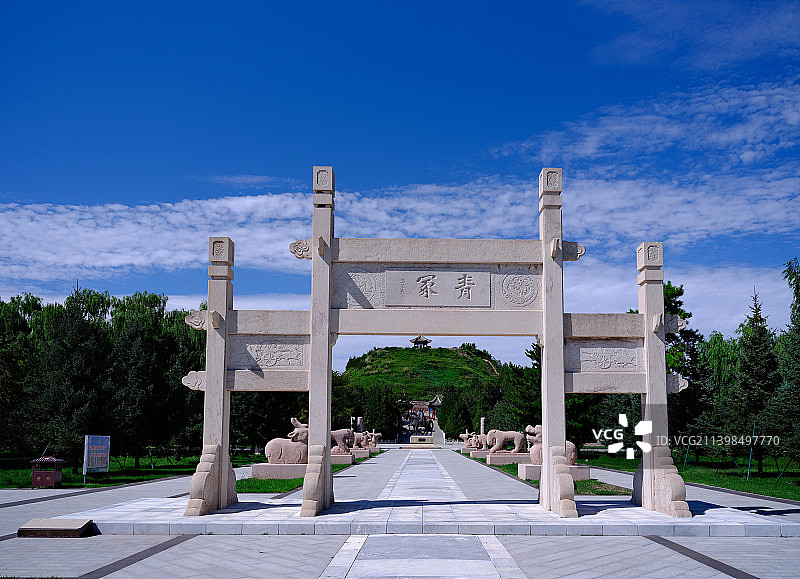 昭君博物院。图片素材