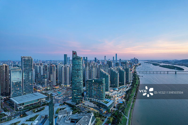 中国湖南省长沙城市风光图片素材